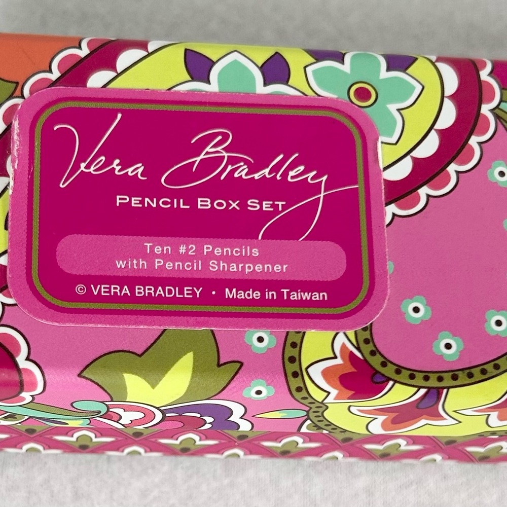 Vera Bradley pencils and sharpener set